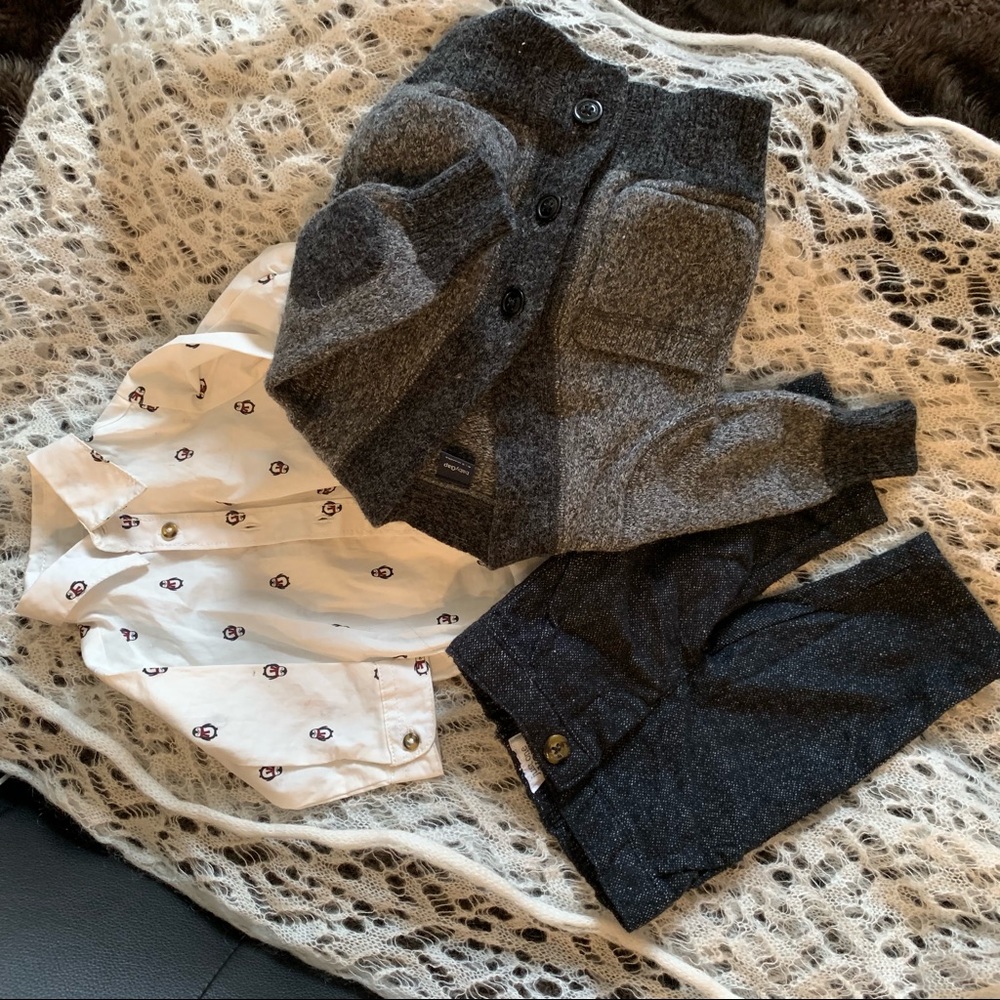 NB baby boy bundle outfit